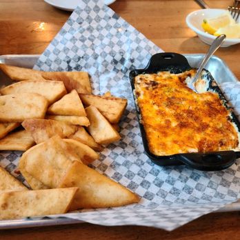 Halterman’s Eatery - Crab dip and pita - Seafood Near Me - Manquin, Virginia Halterman’s Eatery - Crab dip and pita - Seafood Near Me - Manquin, Virginia