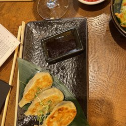 Ping Pong Soho - Mushroom and spinach gyoza