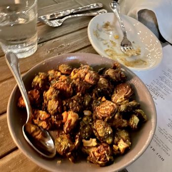 Aba - Brussels Sprouts -- so good! - Mediterranean Near Me - Chicago, Illinois