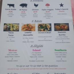 The menu The menu