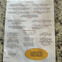 Menu Menu