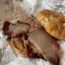 Arby's - Brisket sandwich. Only a 2 pig award.