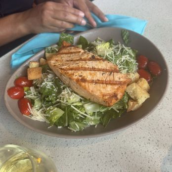 The Rim - Caesar salmon salad - Wine Bars Near Me - Fort Worth, Texas The Rim - Caesar salmon salad - Wine Bars Near Me - Fort Worth, Texas