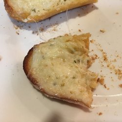 Cousin's Pizza - Garlic bread with cheese. It was sooooooo good that I totally forgot to take a picture until it was almost gone.