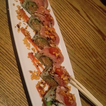 P.F. Chang's - Kung Pao Dragon Roll.... delicious! - Asian Fusion Near Me - Rancho Mirage, California P.F. Chang's - Kung Pao Dragon Roll.... delicious! - Asian Fusion Near Me - Rancho Mirage, California