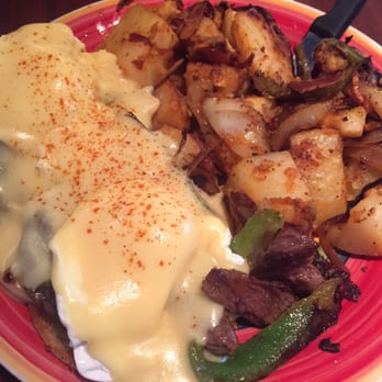 Mimosas Cafe - Fajita steak Benedict - Breakfast & Brunch Near Me - San Jose, California Mimosas Cafe - Fajita steak Benedict - Breakfast & Brunch Near Me - San Jose, California