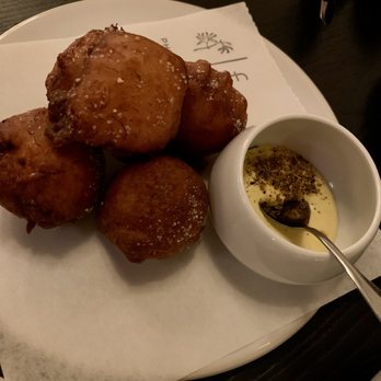 Forsythia - crab and shallot beignets - Modern European Near Me - Philadelphia, Pennsylvania Forsythia - crab and shallot beignets - Modern European Near Me - Philadelphia, Pennsylvania