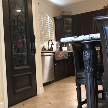 Refinish Arts - Island post/pillar and pantry door - Cabinetry Near Me