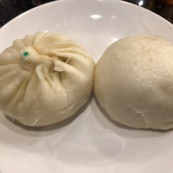 88 Bao Bao - Vegetable bun (left) and red bean bun - Dim Sum Near Me - Dublin, California 88 Bao Bao - Vegetable bun (left) and red bean bun - Dim Sum Near Me - Dublin, California