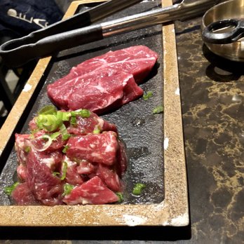 Anto - Assorted meat platter for 2 (four total - two already on grill) - Korean Near Me - New York, New York