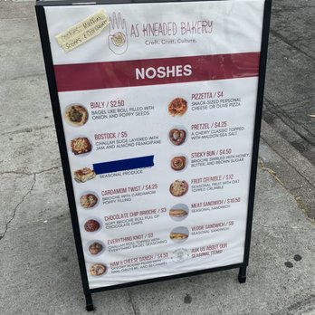 As Kneaded Bakery - Pastry section of menu 6/12 - Bakeries Near Me - San Leandro, California