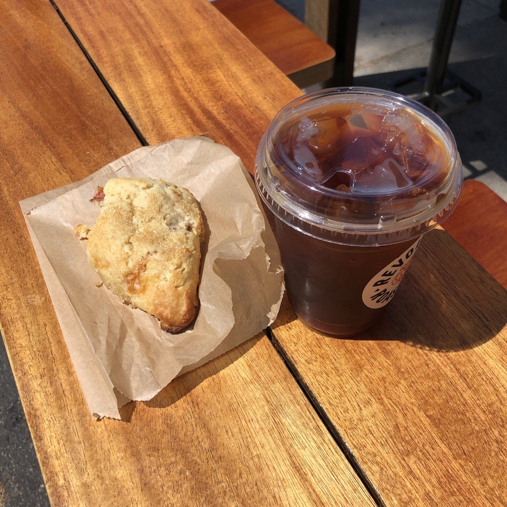 Revolution Roasters - Cold brew & plum scone - Coffee & Tea Near Me - Oceanside, California Revolution Roasters - Cold brew & plum scone - Coffee & Tea Near Me - Oceanside, California