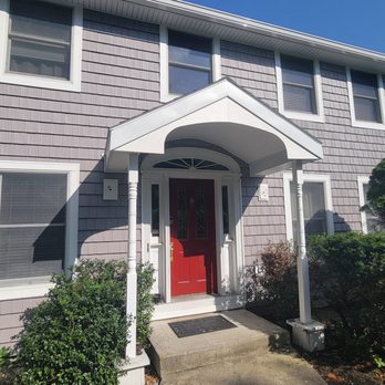Precision Exteriors - Front entrance near completed. - Siding Near Me Precision Exteriors - Front entrance near completed. - Siding Near Me