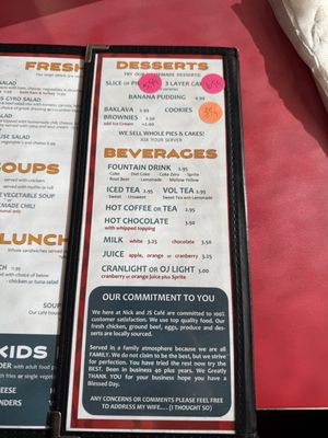 Menu photo 2 Nick and J's Cafe Knoxville, TN