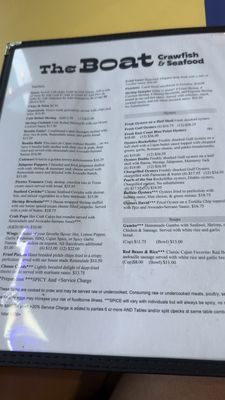Menu photo 1 The Boat Austin, TX