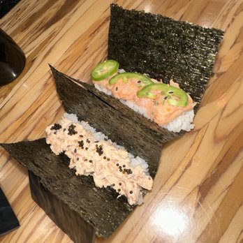Kin Nori Bar - Crab and Spicy Yellowtail Temaki - Sushi Bars Near Me - Denver, Colorado