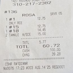 Receipt