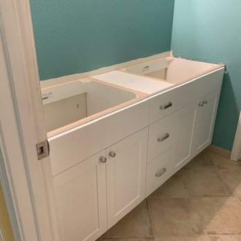 Express Reface - new bathroom vanity - Cabinetry Near Me - Sacramento, California
