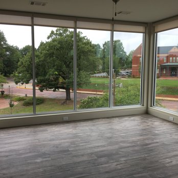 Lofts at Navicent - View from the hallway of a floor-to-ceiling corner unit prior to my moving in.  Absolutely gorgeous view. - Apartments Near Me - Macon, Georgia