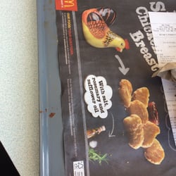 McDonald's - They gave me a dirty tray.