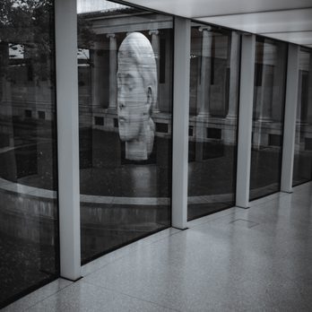 Buffalo AKG Art Museum - Jaume Plensa; Laura; 2012; macael marble, lead, stainless steel - Art Galleries Near Me - Buffalo, New York Buffalo AKG Art Museum - Jaume Plensa; Laura; 2012; macael marble, lead, stainless steel - Art Galleries Near Me - Buffalo, New York