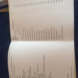 Lunch menu