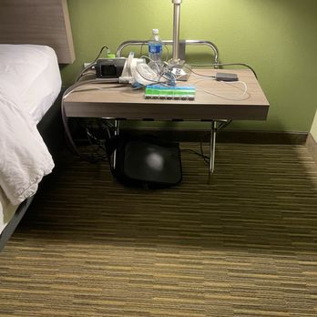 Quality Inn - Night stand using luggage rack - Hotels Near Me - Weston, West Virginia