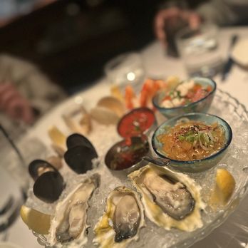 Blue Water Cafe - shellfish plateau - Seafood Near Me - Vancouver, British Columbia