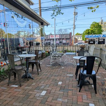 Witches Brew Coffee House - Right side of outdoor seating - Vegan Near Me - West Hempstead, New York Witches Brew Coffee House - Right side of outdoor seating - Vegan Near Me - West Hempstead, New York