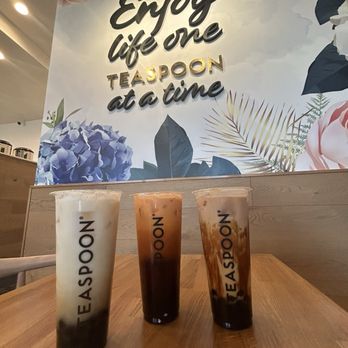 Teaspoon - From left to right: Liquid Gold Thai Tea Black Sugar Assam - Bubble Tea Near Me - Santa Clarita, California Teaspoon - From left to right: Liquid Gold Thai Tea Black Sugar Assam - Bubble Tea Near Me - Santa Clarita, California