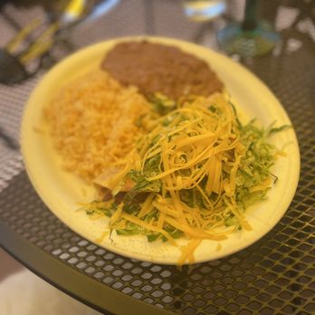 El Azteca Mexican Restaurant - Ground beef taco - super good. - Mexican Near Me - Ukiah, California