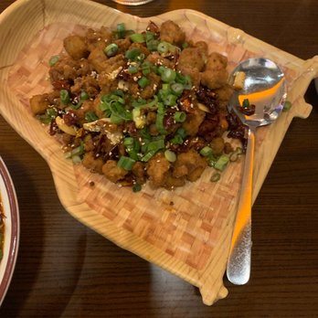 Trendy Dumpling - Spicy Chicken Cube - Noodles Near Me - Houston, Texas Trendy Dumpling - Spicy Chicken Cube - Noodles Near Me - Houston, Texas