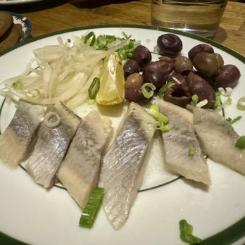 Cafe Europa - Marinated Herring $12.50 11/15/23 - German Near Me - San Francisco, California