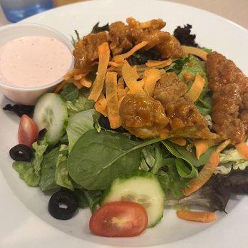 John The Baker - Delicious dressing with the garden salad. I added Buffalo tenders and they were delicious - Pizza Near Me - Stamford, Connecticut John The Baker - Delicious dressing with the garden salad. I added Buffalo tenders and they were delicious - Pizza Near Me - Stamford, Connecticut