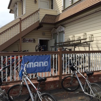 Bike Works - Back porch - Bikes Near Me - Half Moon Bay, California Bike Works - Back porch - Bikes Near Me - Half Moon Bay, California