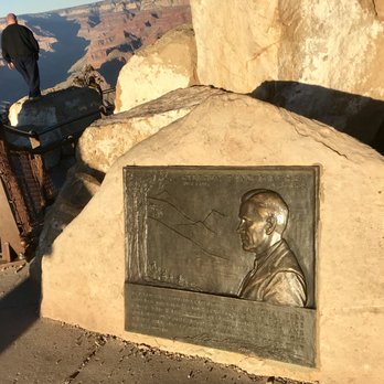 Mather Point - Stephen Tyng Mather plaque... - Parks Near Me - Grand Canyon Village, Arizona Mather Point - Stephen Tyng Mather plaque... - Parks Near Me - Grand Canyon Village, Arizona