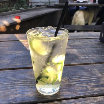 Workhorse Bar - Cucumber ranch water - Dive Bars Near Me - Austin, Texas