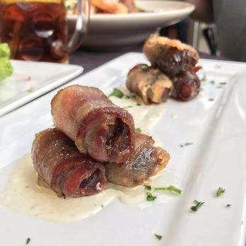 Jack Sprat - Bacon Wrapped Dates with Gorgonzola fondue - New American Near Me - Girdwood, Alaska Jack Sprat - Bacon Wrapped Dates with Gorgonzola fondue - New American Near Me - Girdwood, Alaska