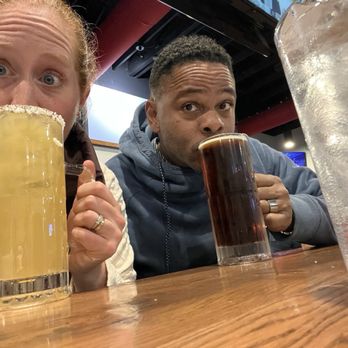 Mugshots Grill & Bar - Pearl, MS - Margarita and seasonal Sam Adams beer - New American Near Me - Pearl, Mississippi