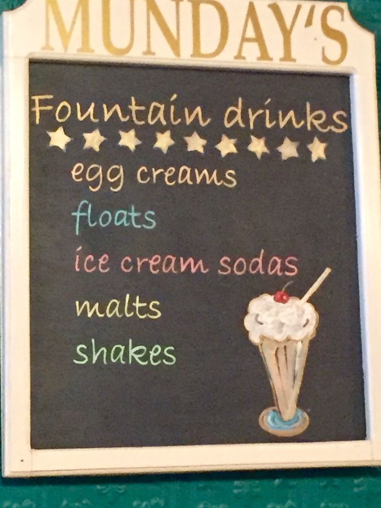 Munday's - Egg creams! - menu - American Near Me - Huntington, New York Munday's - Egg creams! - menu - American Near Me - Huntington, New York