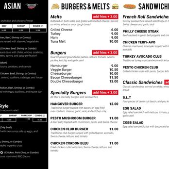 All Star Cafe - Menu 7/1/25 - Donuts Near Me - San Francisco, California All Star Cafe - Menu 7/1/25 - Donuts Near Me - San Francisco, California