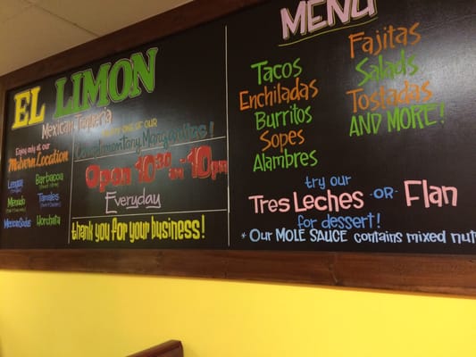 Menu photo 8 El Limon - Malvern Malvern, PA