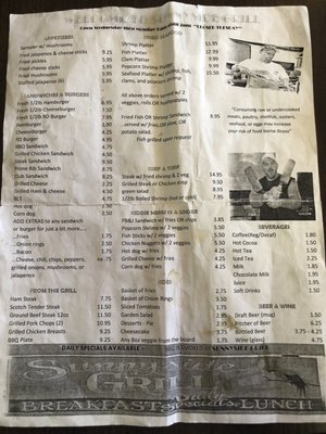 Menu photo 7 Sunnyside Grill Panama City Beach, FL