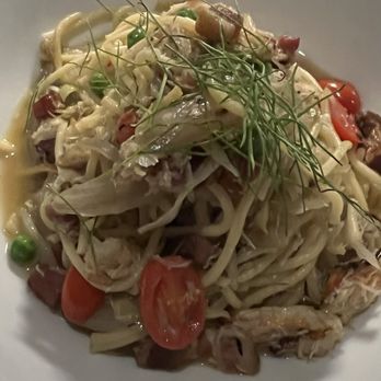 Alouette Bistro - Crab pasta - French Near Me - Vancouver, British Columbia