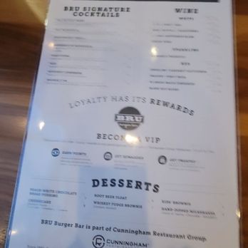 BRU Burger Bar - Keystone - Menu - Burgers Near Me - Indianapolis, Indiana