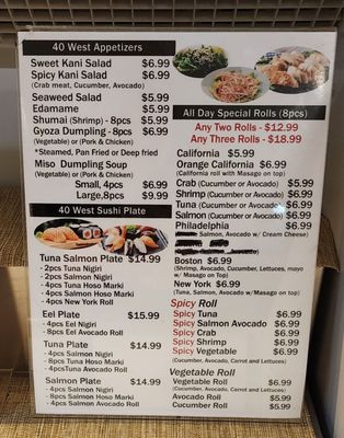 Menu photo 5 40 West Cafe Vernon, CT