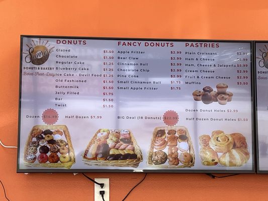 Menu photo 2 Sunrise Donuts & Bakery Whittier, CA Menu photo 2 Sunrise Donuts & Bakery Whittier, CA