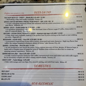 Quench Taps and Tapas - Beer menu - Gluten-Free Near Me - Surprise, Arizona Quench Taps and Tapas - Beer menu - Gluten-Free Near Me - Surprise, Arizona