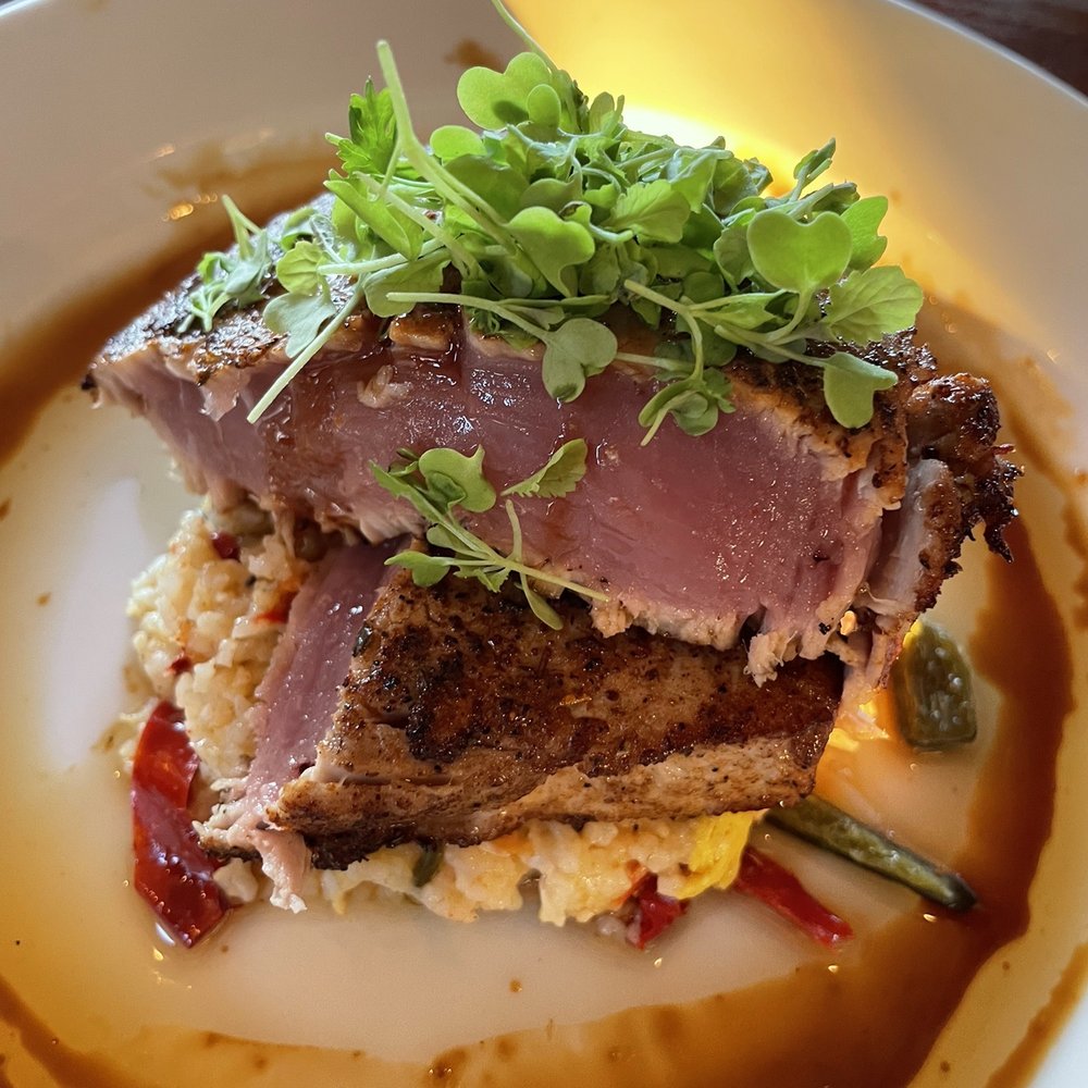 Cowfish - Seared ahi tuna - New American Near Me - Hampton Bays, New York Cowfish - Seared ahi tuna - New American Near Me - Hampton Bays, New York
