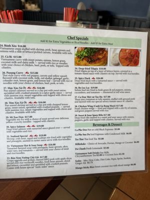 Menu photo 7 Pho Hong Burlington, VT